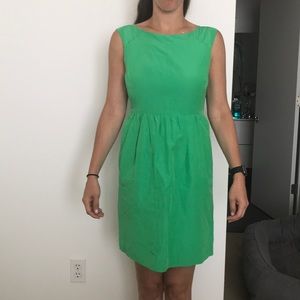 Jcrew green dress